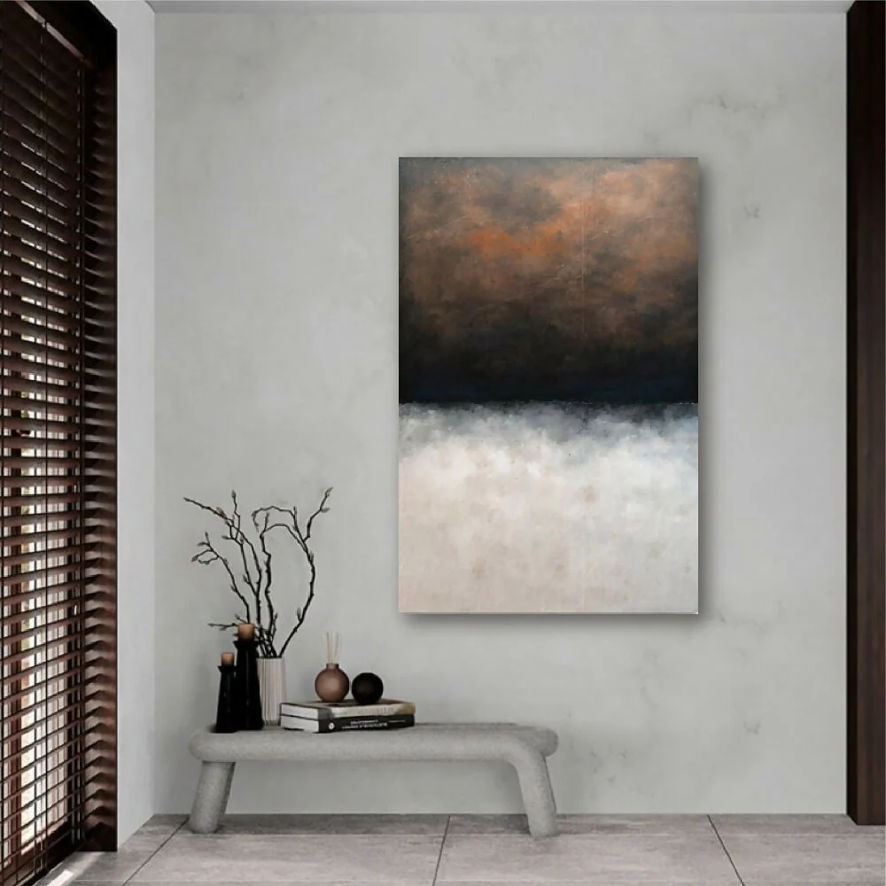 Cuadro Wabi Terra Grande 70 X 100 X 3 Cms Marketplace - HO