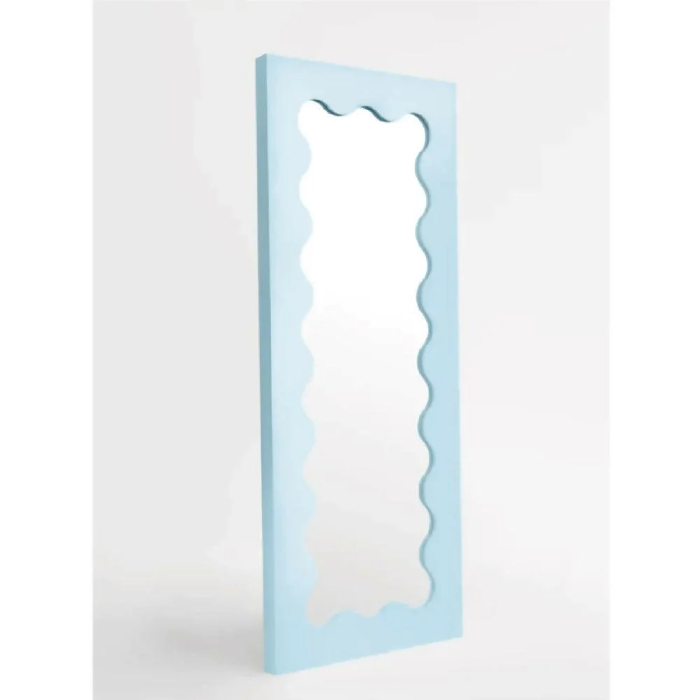 Espejo Ondulado de Piso - Azul - 60 x 150 cm. Marketplace - HO
