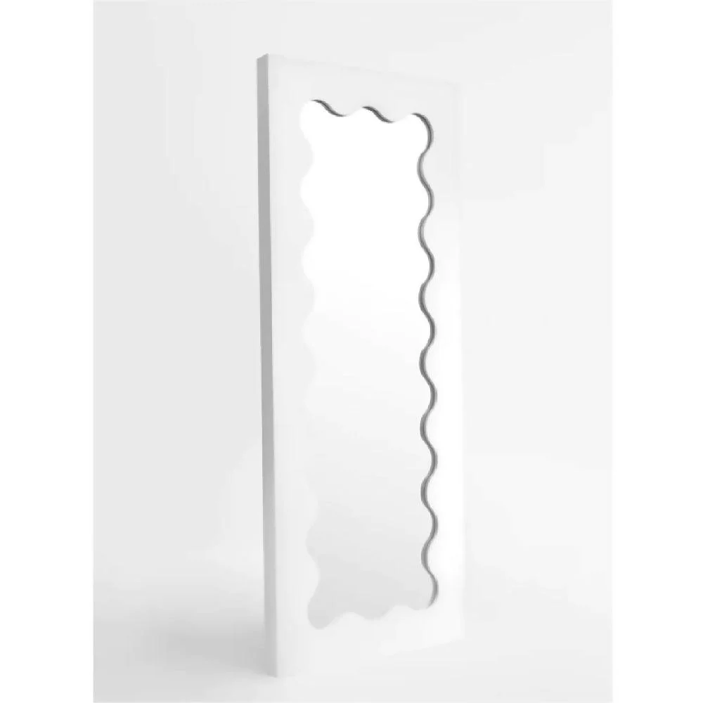 Espejo Ondulado de Piso - Blanco - 60 x 150 cm. Marketplace - HO