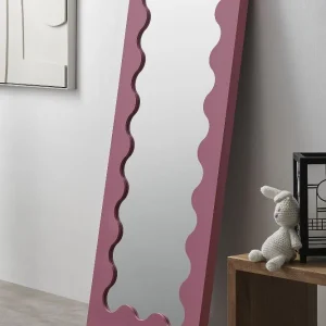 Espejo Ondulado de Piso - Rosado - 60 x 150 cm. Marketplace - HO