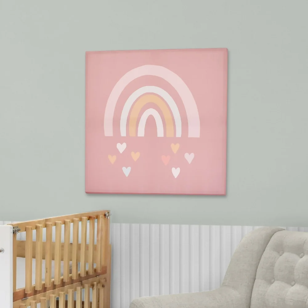 Cuadro Decorativo Arcoiris Infantil L 60X60 cm - Impresion en Tela Marketplace - HV
