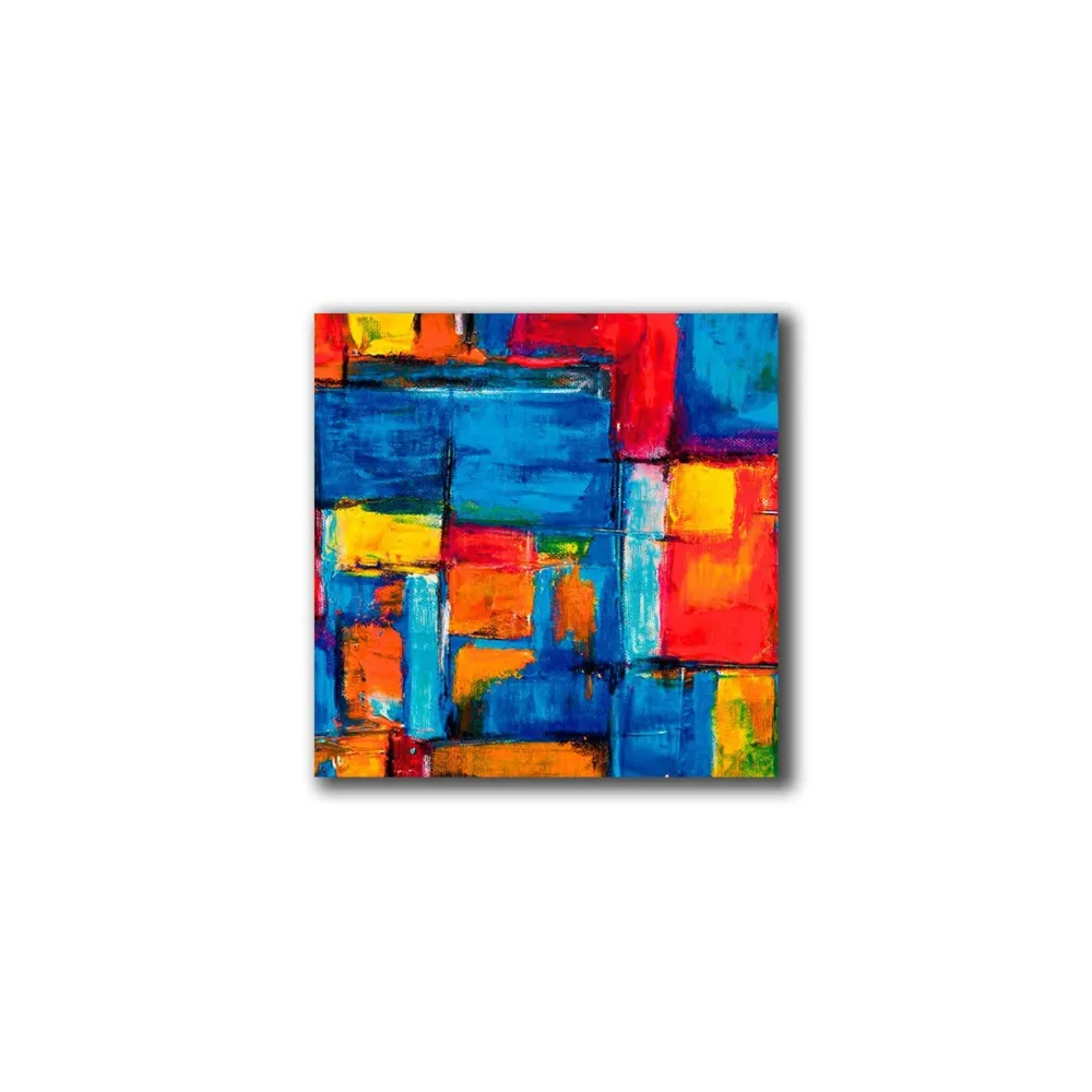 Cuadro Decorativo Arte Abstract S 30X30 cm - impresion en Tela Marketplace - HV