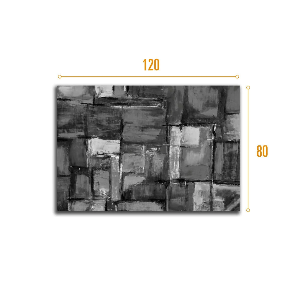Cuadro Decorativo Elefante Pintura Piso XL 120X80 cm - Impresion en Tela Marketplace - HV