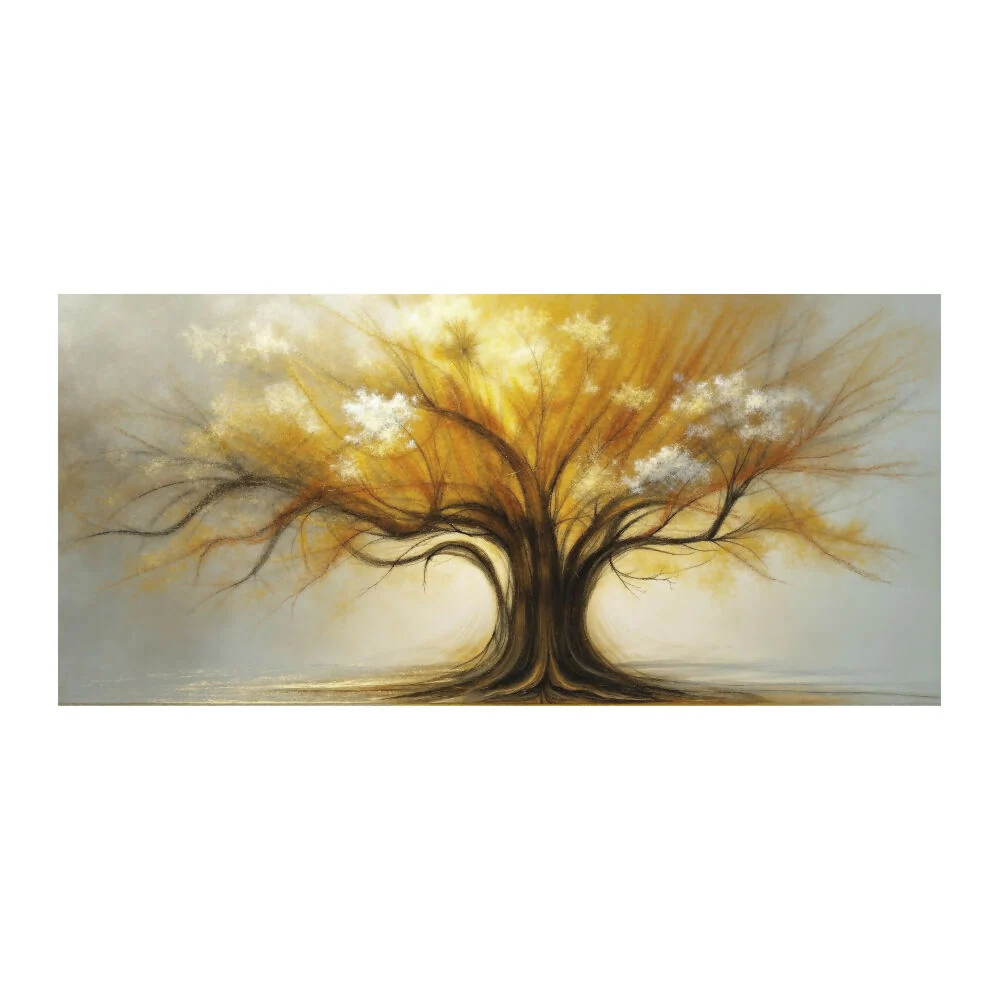 Lienzo Cuadro Decorativo Raíces de Oro 118x55Cm Marketplace - PD