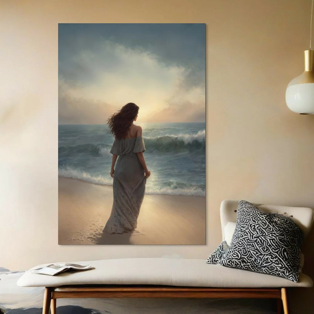 Lienzo Cuadro Entre el Mar y el Alma 93x60Cm Marketplace - PD