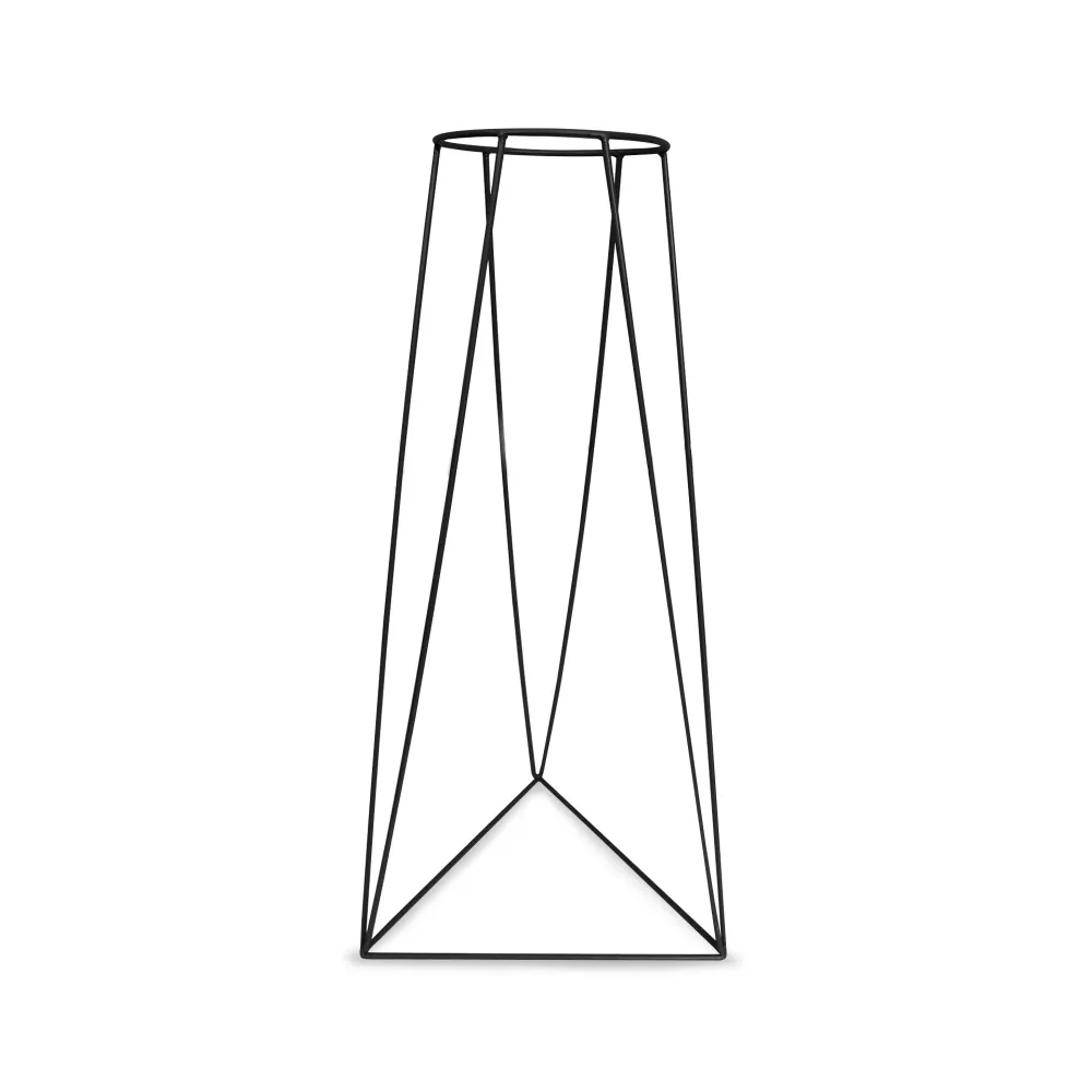 Base de Metal Genova 20 x 70 cm Negro Marketplace - TM