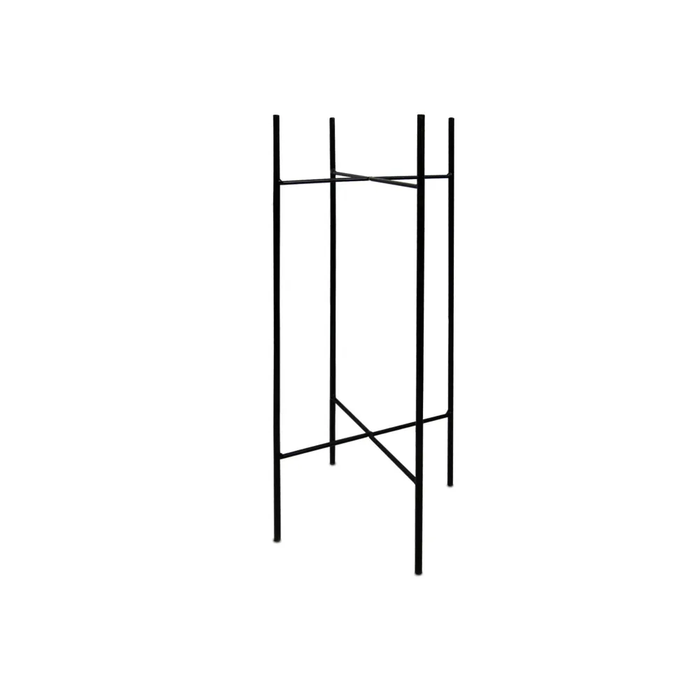 Base de Metal Sibari 26 x 65 cm Negro Marketplace - TM