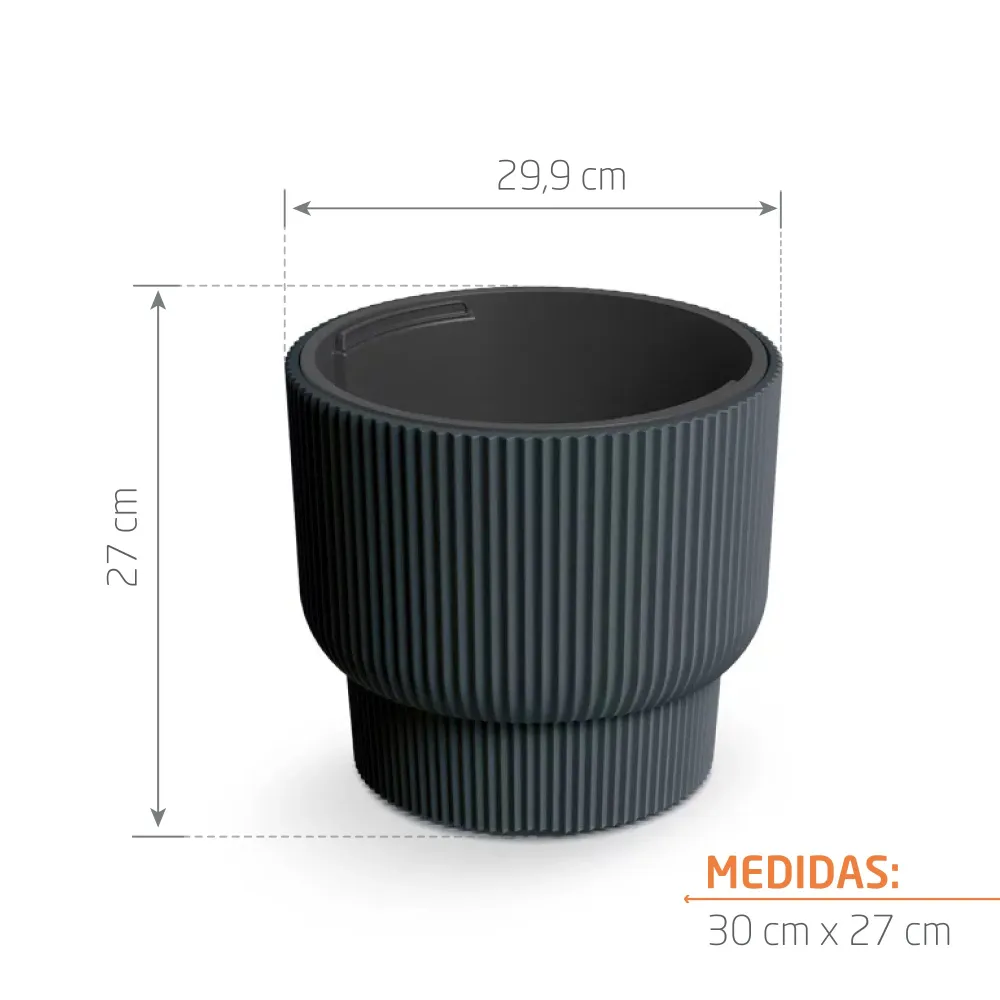 Matera Milly 30 cm Antracita Marketplace - TM