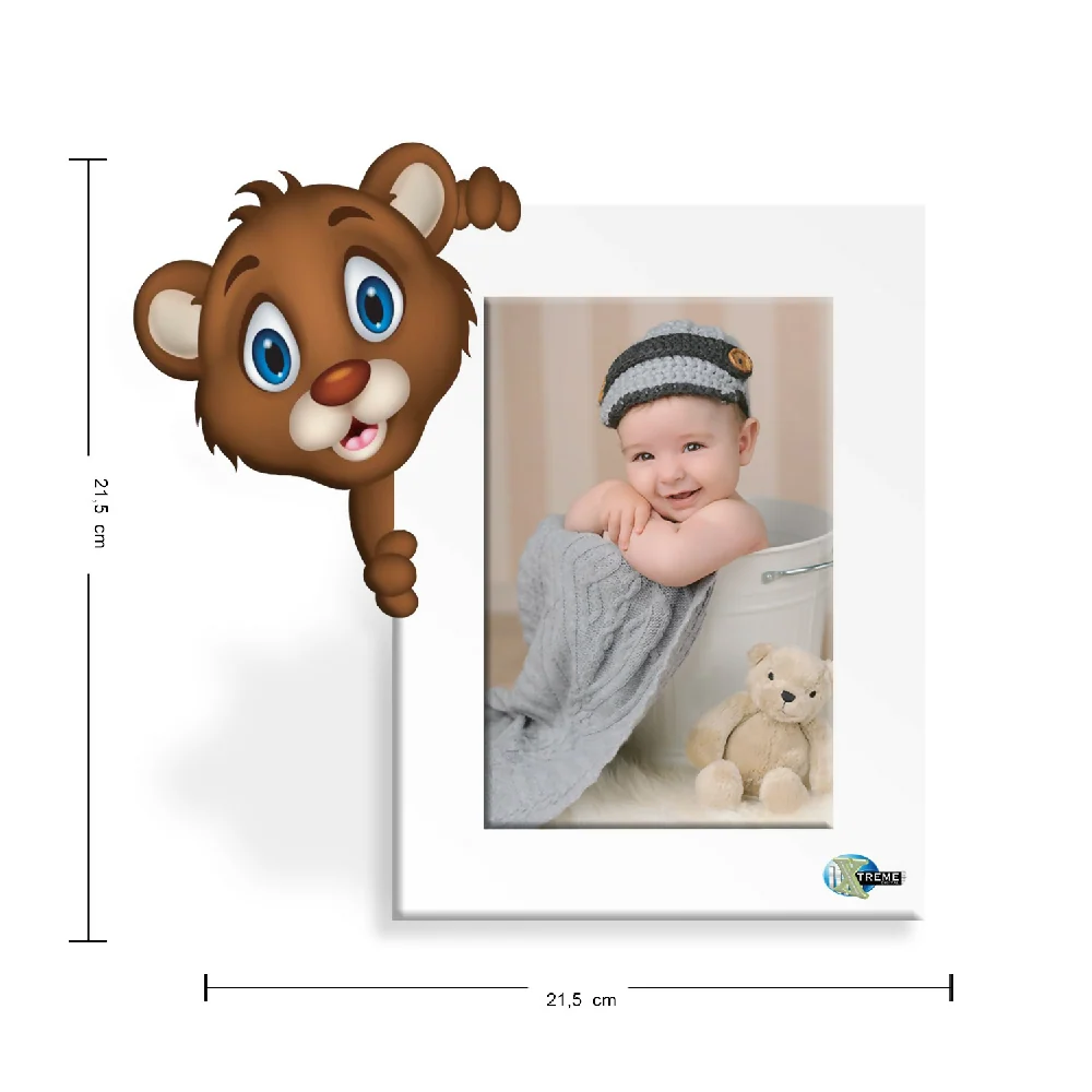 Portarretrato Kids-AN15 (21,5cm x 21,5cm) Color Blanco Marketplace - XD