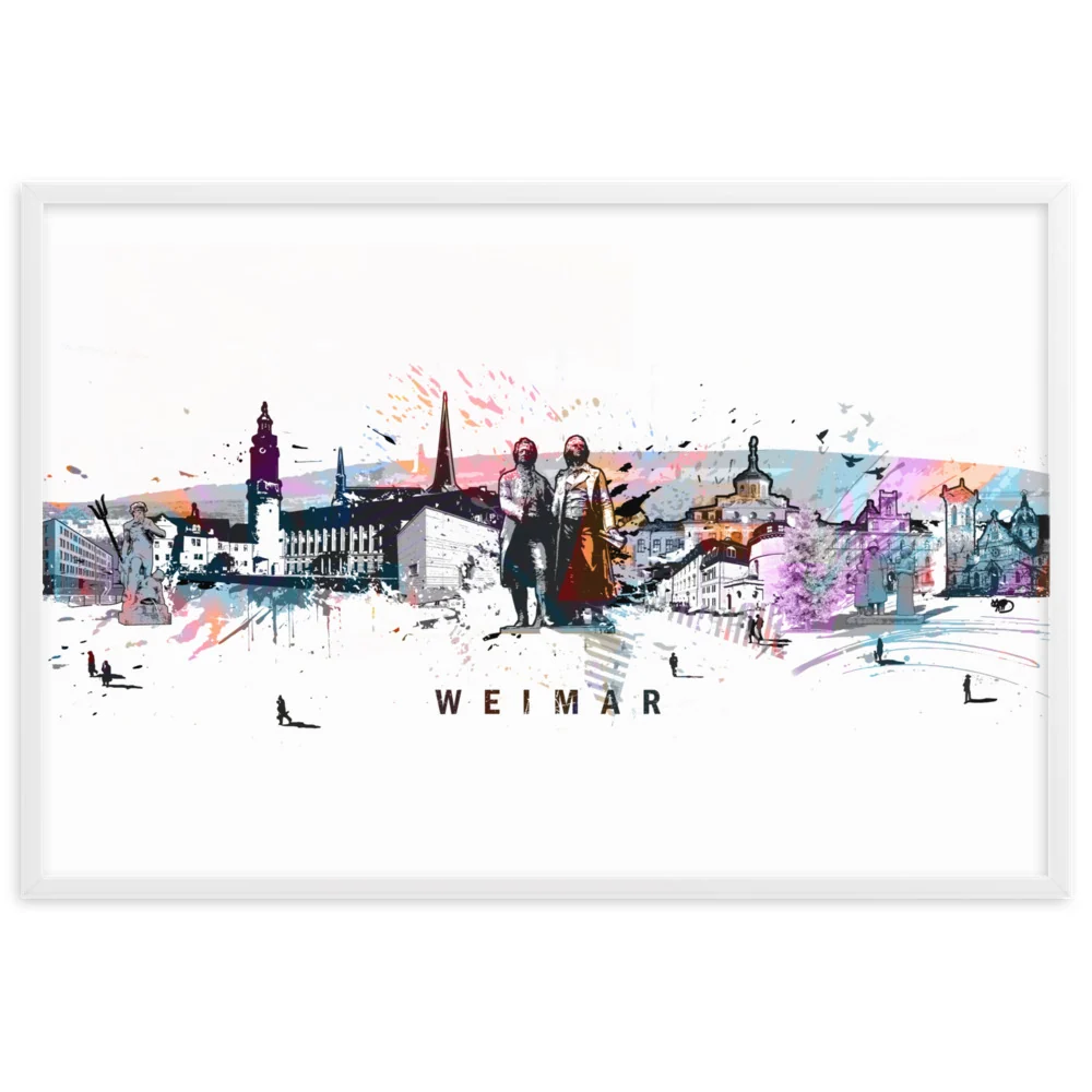 Afiche - Skyline de Weimar Marko Kurth