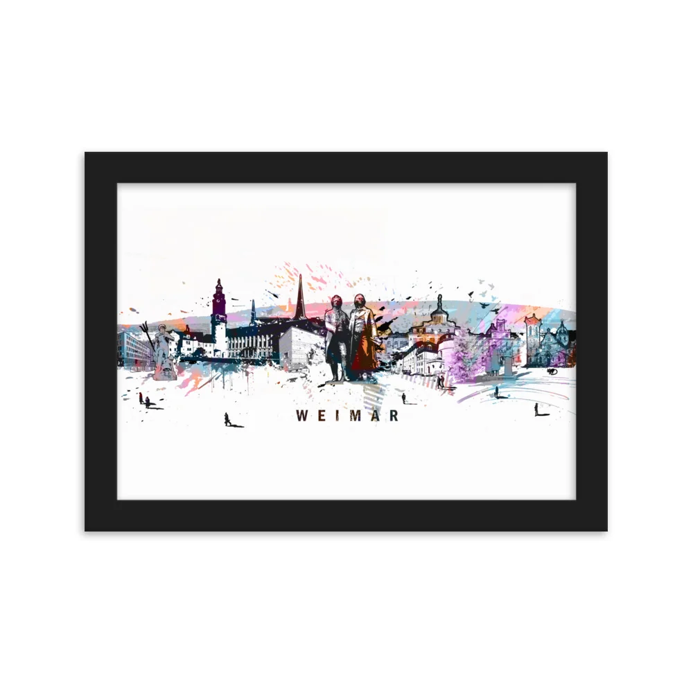 Afiche - Skyline de Weimar Marko Kurth