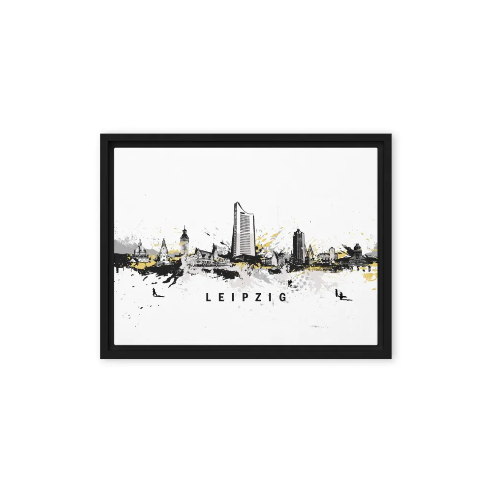 Lienzo - Skyline Leipzig Sin Marko Kurth