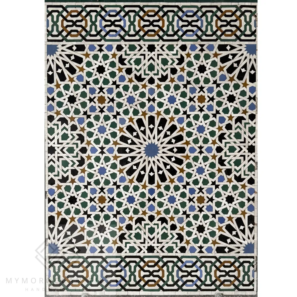 Azulejo Mosaico Alhambra 16-1.1 Maroc Architecture et Zellij