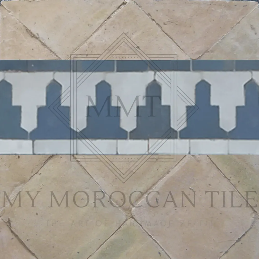 Borde de mosaico andalusí Como Maroc Architecture et Zellij