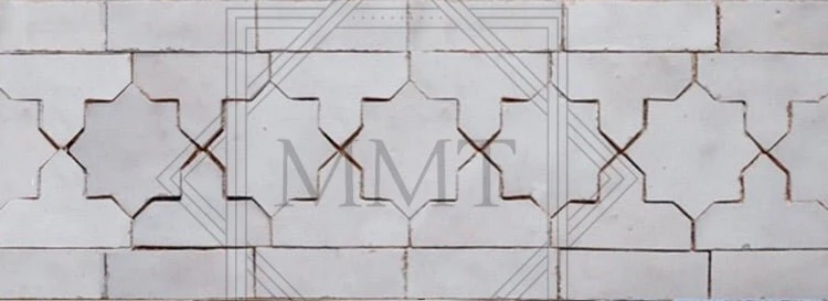 Borde de mosaico de estrellas Como Maroc Architecture et Zellij