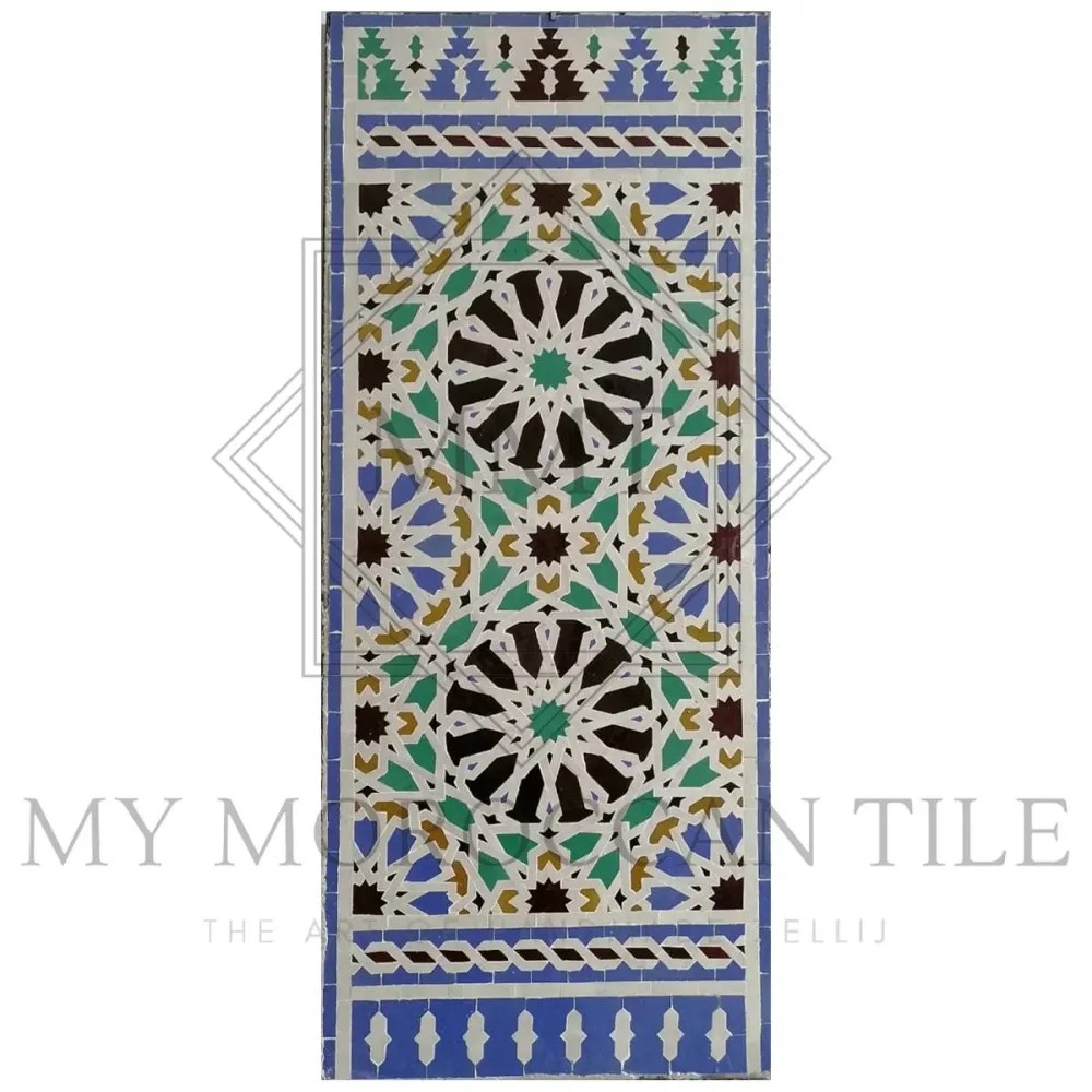 Mosaico de Fez 16-k01 Maroc Architecture et Zellij
