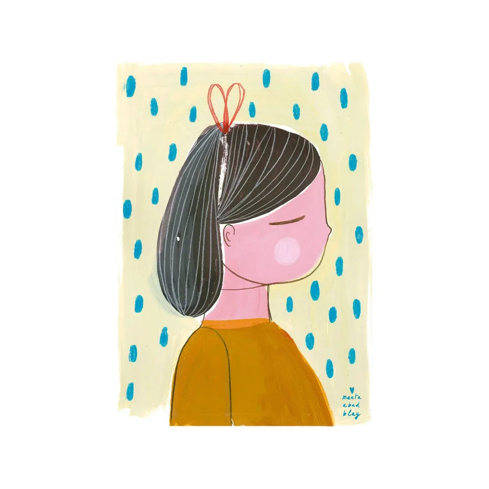 Print Girl 1 - 29,7x42 cm MARTA ABAD BLAY
