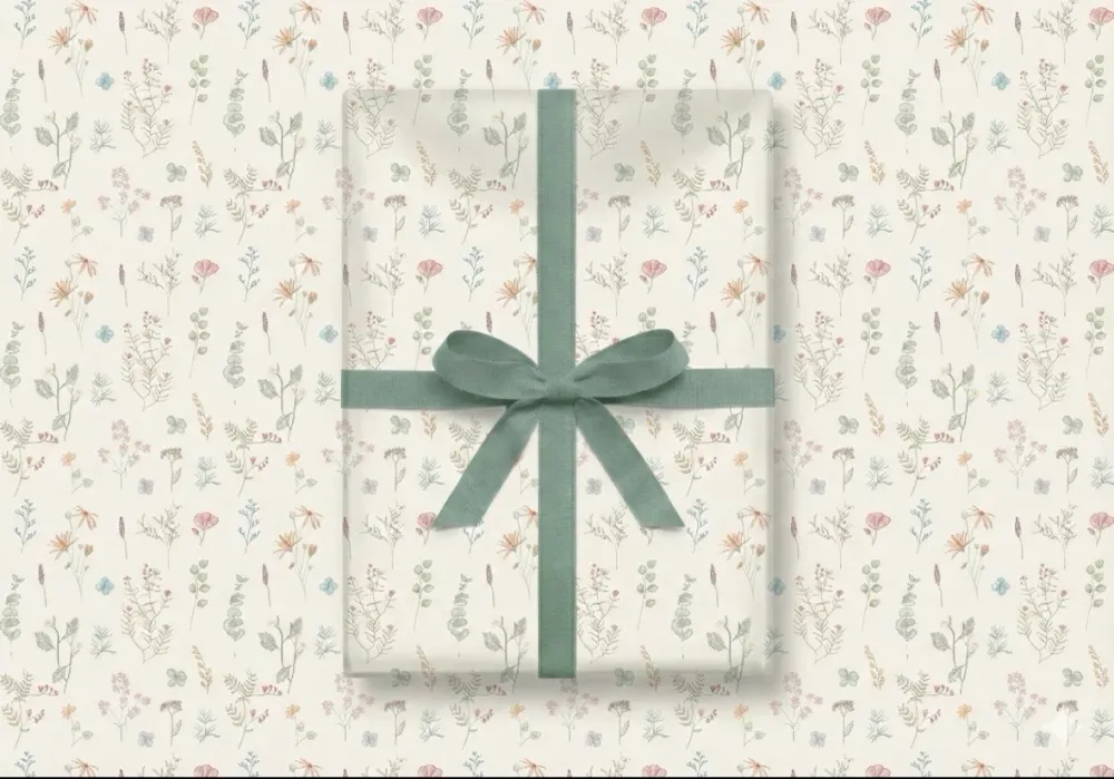 Papel de Regalo Flores Silvestres– Pack 6 Pliegos Martabge