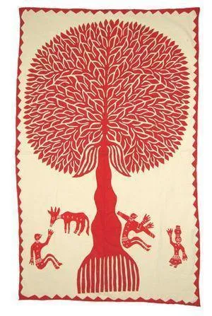 Árbol de la vida colgante de pared Negro Matr Bomie