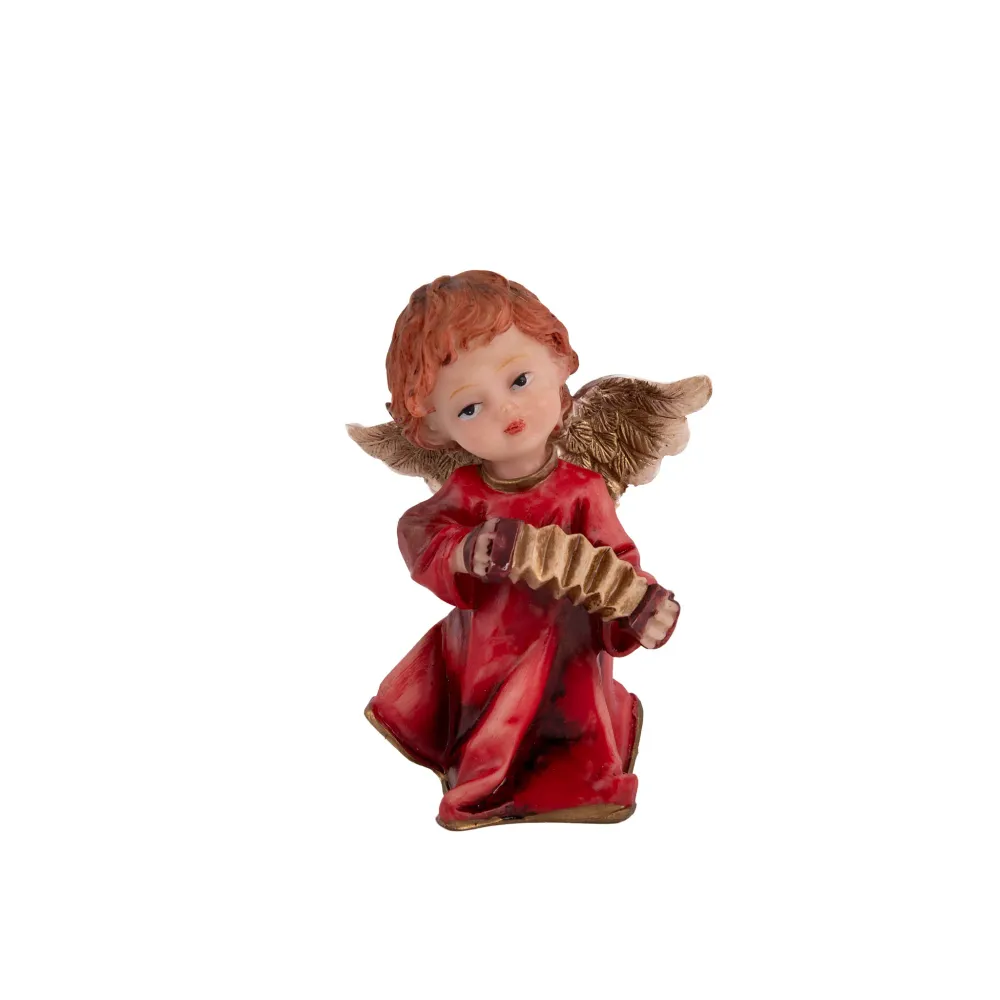 Colorido ángel navideño con instrumento musical Blu Maxim Bolzano