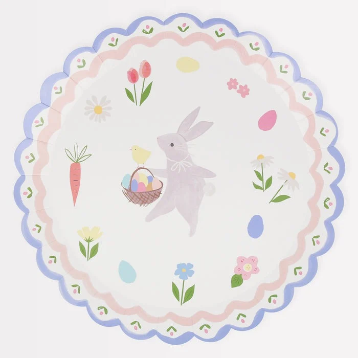 Platos Grandes Conejito Pascua MeriMeri
