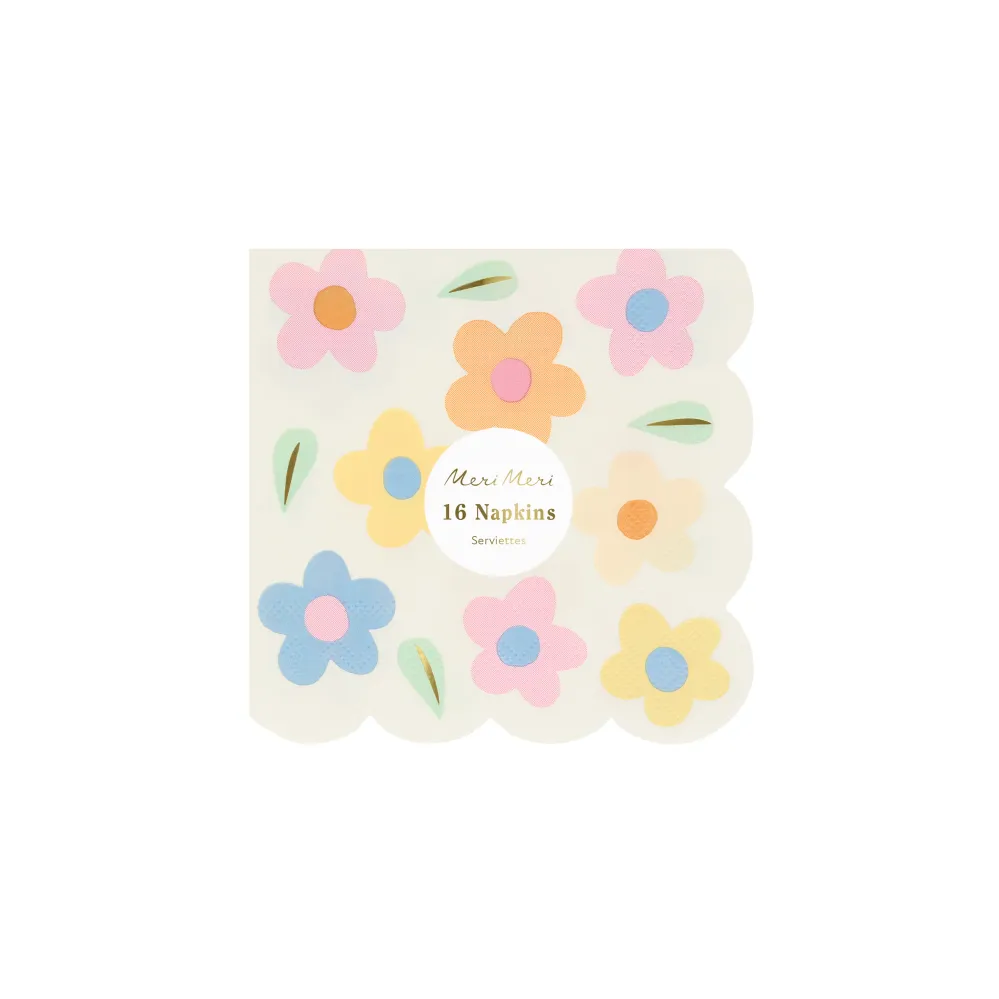 Servilletas pequeñas de flores MeriMeri