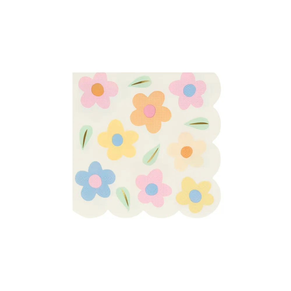 Servilletas pequeñas de flores MeriMeri