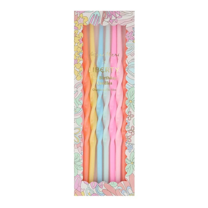Velas onduladas Multicolor Liberty MeriMeri