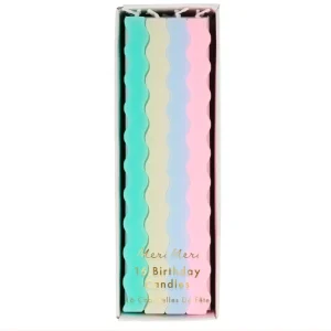 Velas onduladas pastel MeriMeri