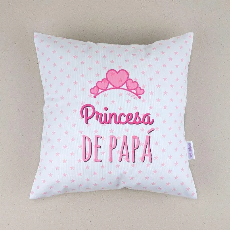Cojín Divertido Infantil Princesa de Papá Mi Pipo