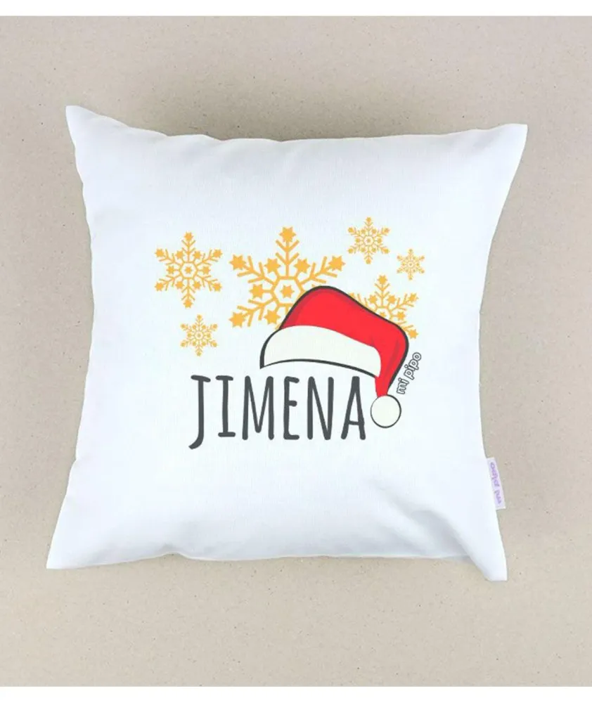 Cojín Personalizado Infantil Navidad Mi Pipo Gorro