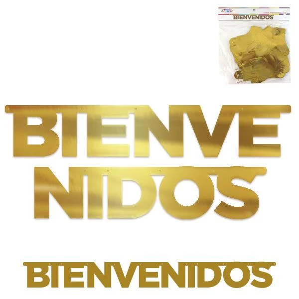 Guirnalda Bienvenidos Mi tienda