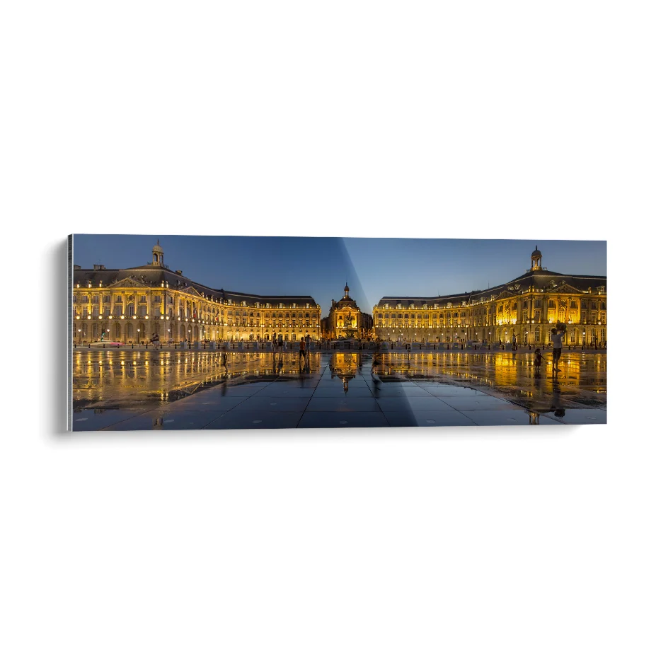 El Miroir d'Eau Bordeaux, Francia Poster
