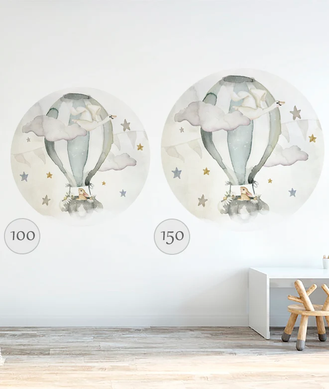 GLOBO FLORES Ventana mágica infantil Mondo