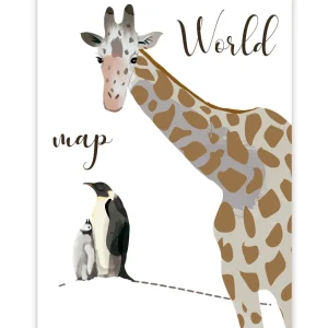 Cuadro infantil JIRAFA Y PINGÜINOS Mondo Kids & Home