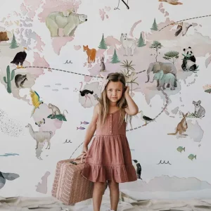 MAPA MUNDI II Mural de papel pintado Mondo Kids & Home
