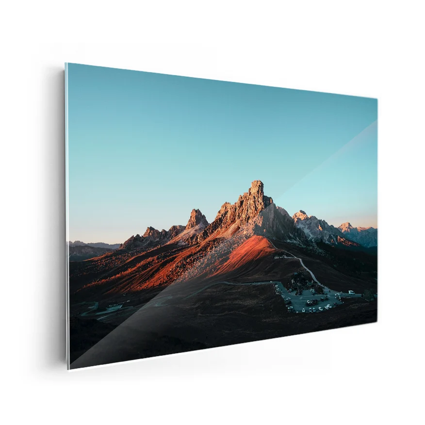 Montañ y cielo Despejado Poster