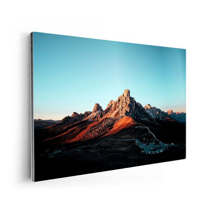 Montañ y cielo Despejado Poster