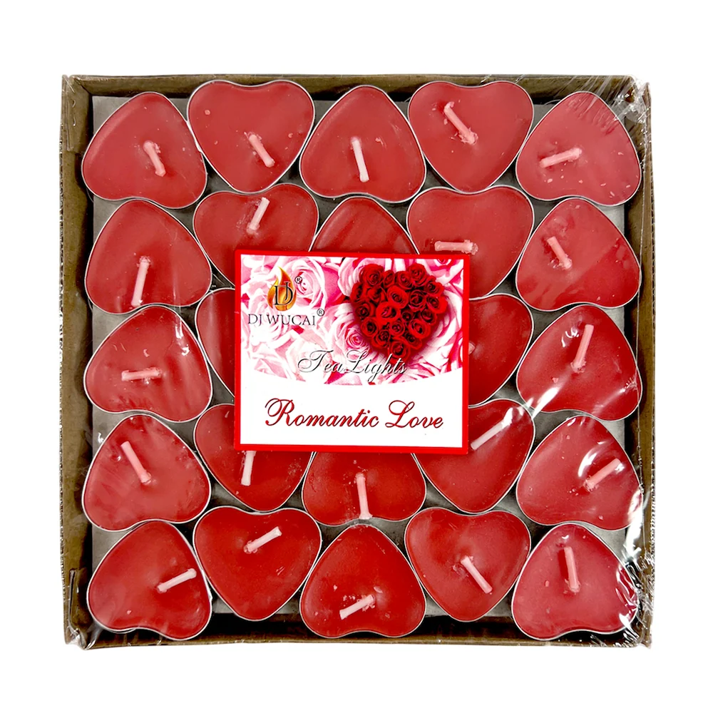 Vela Corazon 50 unidades MOTARRO