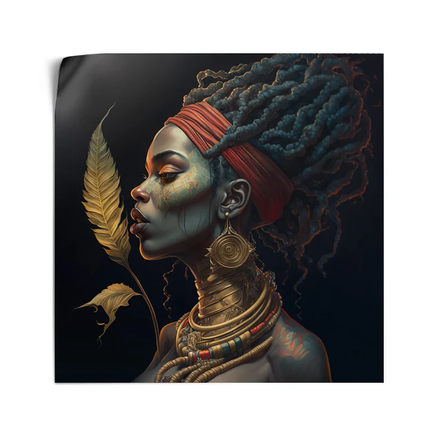 Mujer Africana Poster