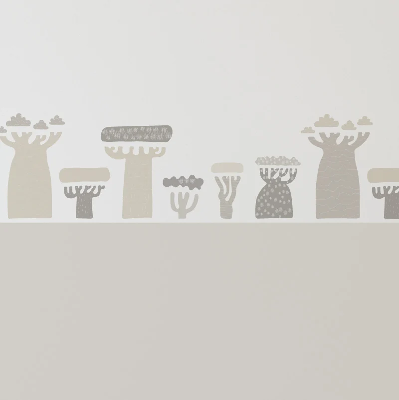 Stickers Decorativos Para Muros - Baobab Taupe | Murami