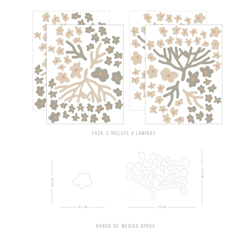Stickers Decorativos Para Muros - Primavera Verde | Murami