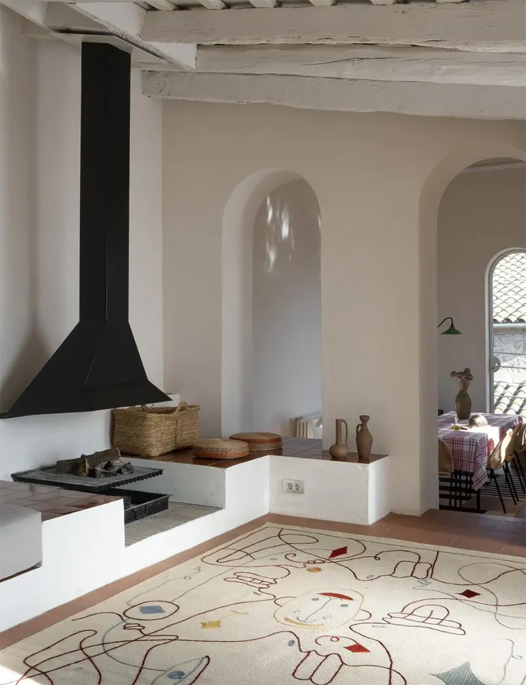 silhouette kelim rug nanimarquina
