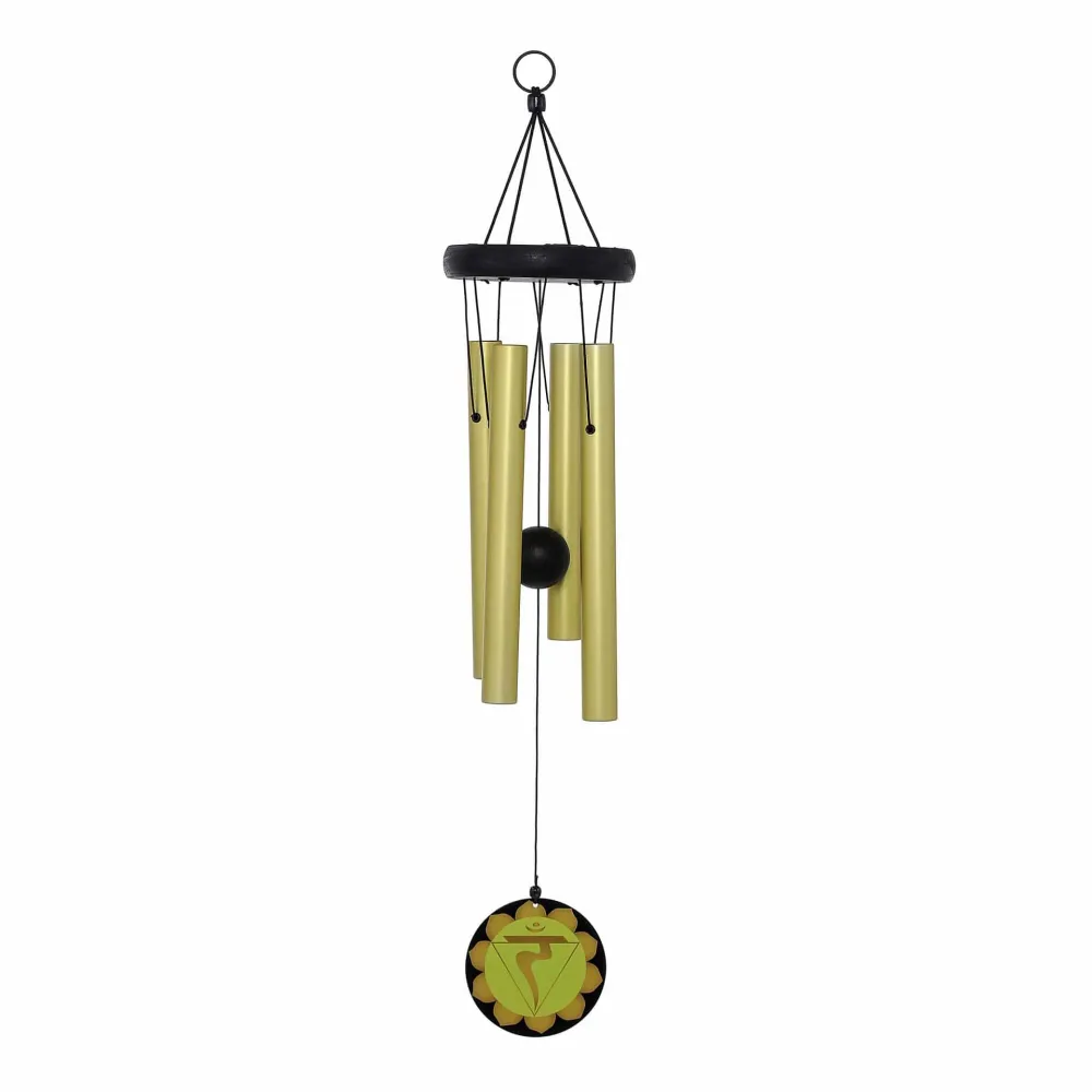 Campana de viento amarilla chakra del plexo solar - 60CM Nature's Melody