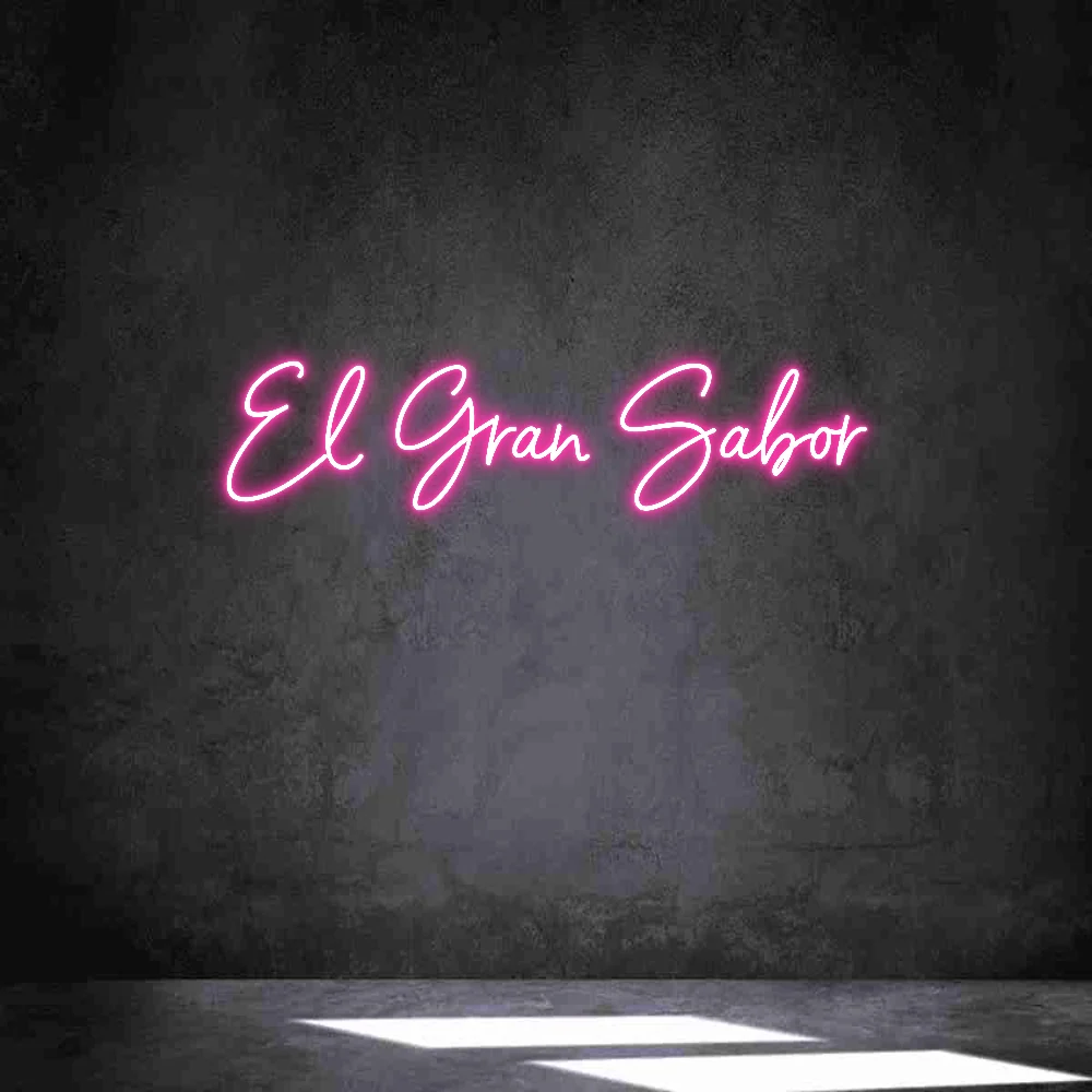 Neon personalizado: El Gran Sabor