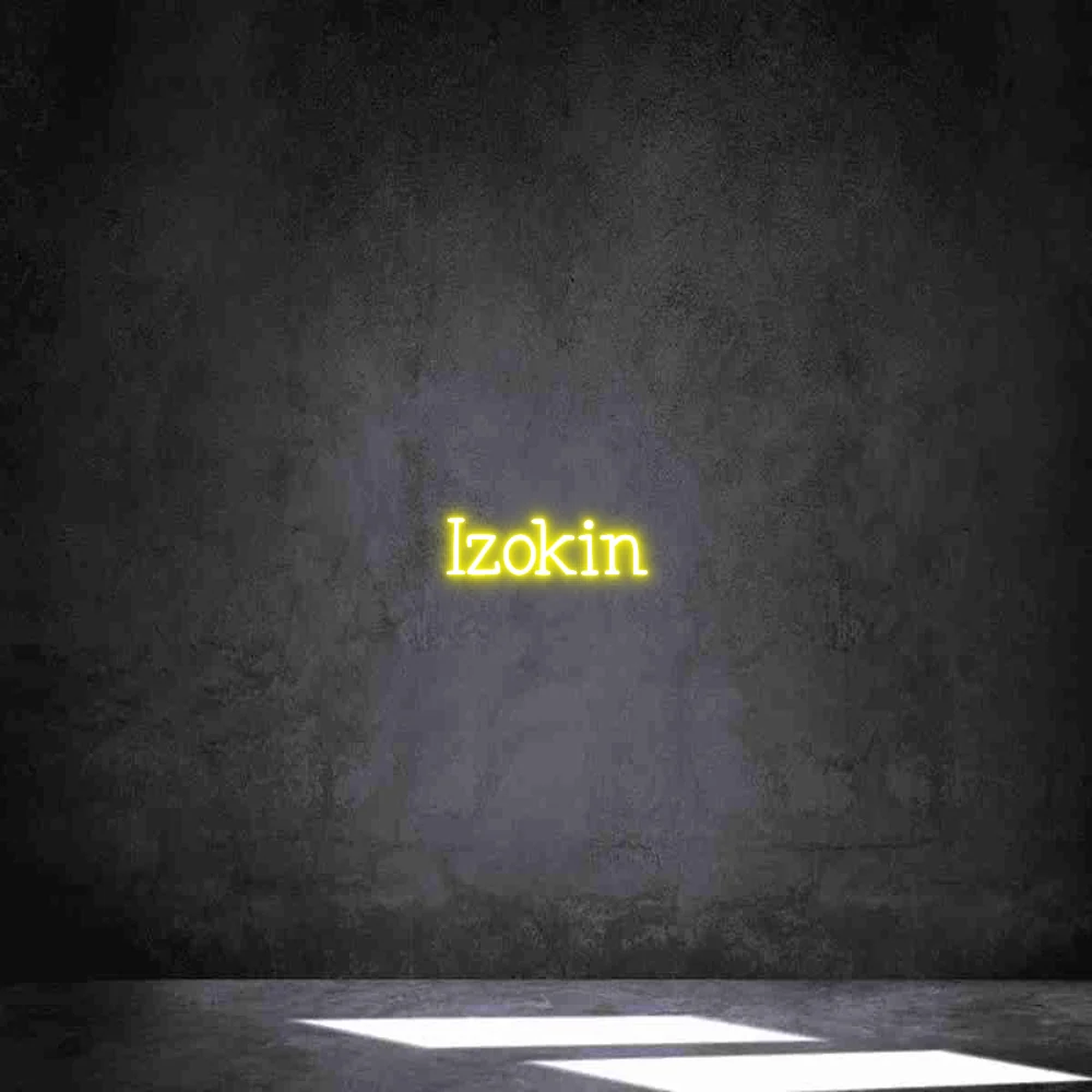 Neon personalizado: Izokin