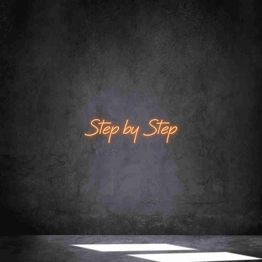 Neon personalizado: Step Step