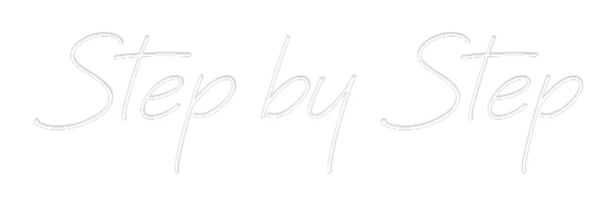 Neon personalizado: Step Step