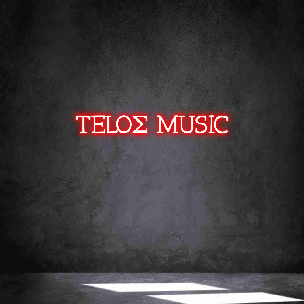 Neon personalizado: TELOΣ MUSIC