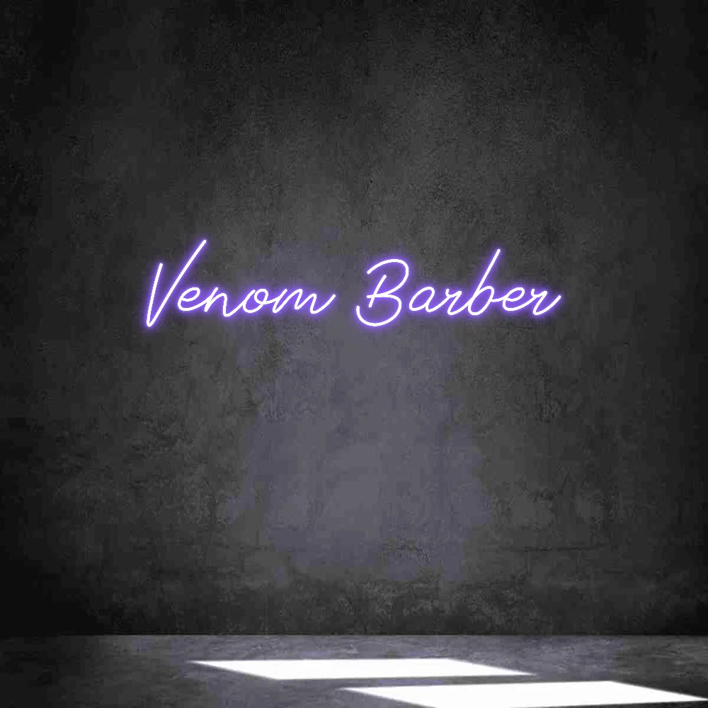 Neon personalizado: Venom Barber